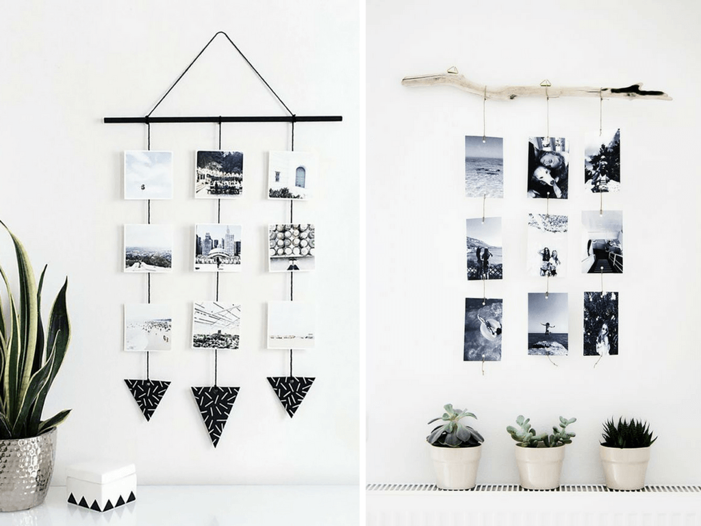 DIY Living Room Hanging Photo